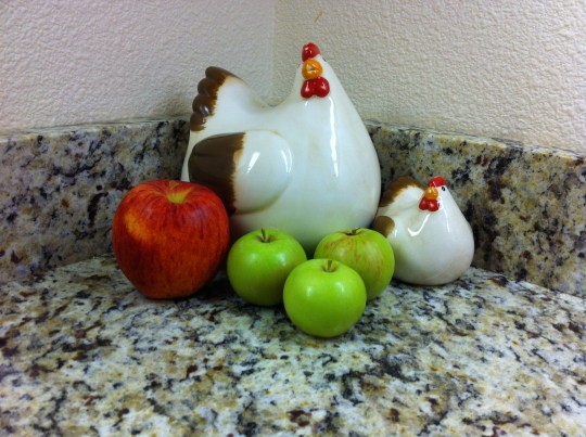 Apples from an old, old apple tree.